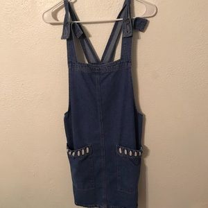 Denim  Jumper Dress